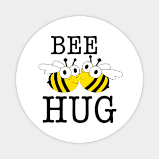 Bee Hug Illustration Magnet